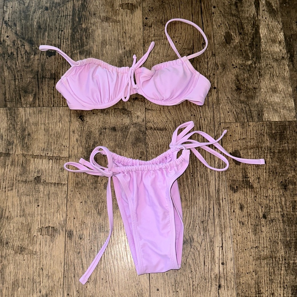 Purple bikini